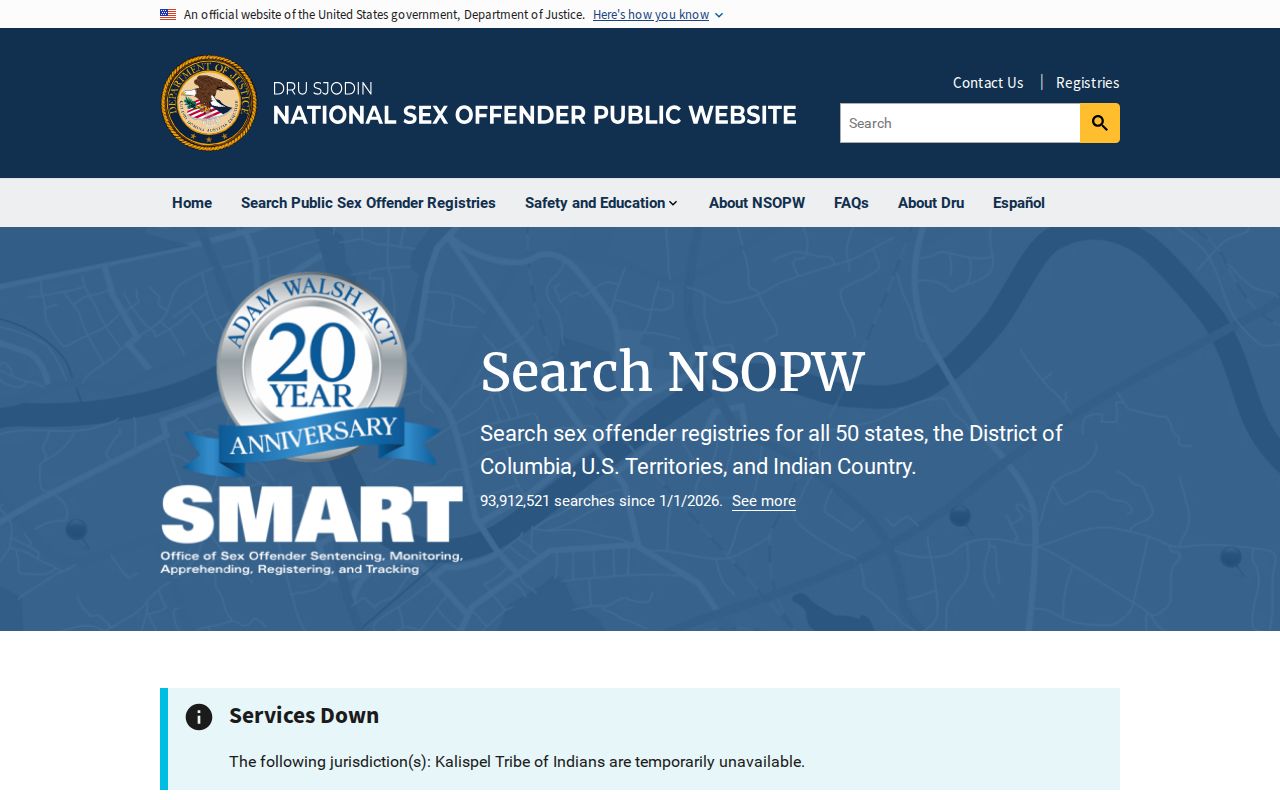 Leon County sex offender search through the national registry